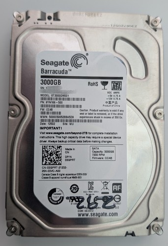 Seagate desktop hdd 3tb - 3tb, 3.5''