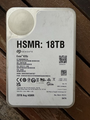Seagate exos x20z - x20z, sata